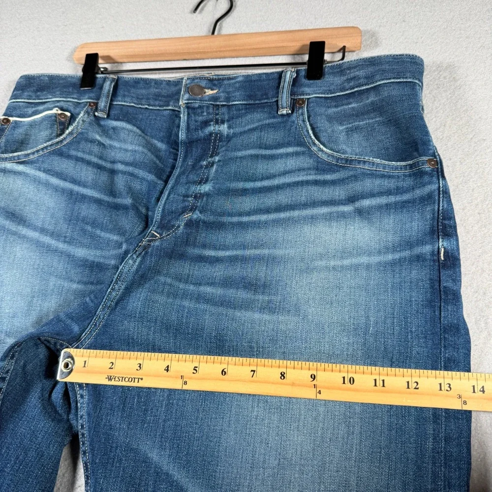 Banana Republic Trooper Fit White Oak Cone Denim Jeans Blue 36x34 797201-00